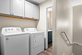 Oklahoma City townhouse for rent - our apartments have a spacious laundry room with a washer and dryer at Diamond Ridge Townhomes, Oklahoma City Oklahoma