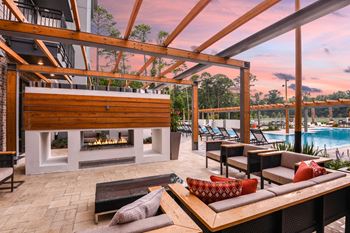 Fireplace lounges