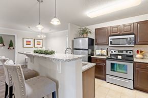 Chattanooga apartment for rent - Bar at The Haven at Commons Park Apartment, Chattanooga, TN, 37421