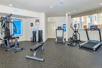 Modern fitness center 