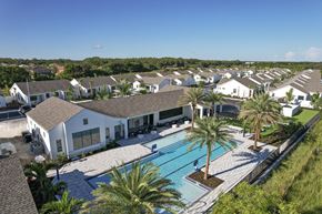 Fort Myers apartment for rent - Aerial view of the pool and clubhouse at Odyssey at Soltura at Odyssey, Florida, 33905