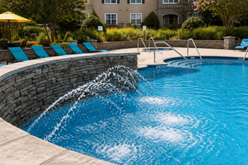 Sparkling pool