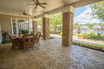 Clubhouse patio