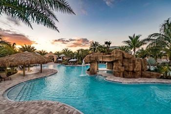 Sparkling pool