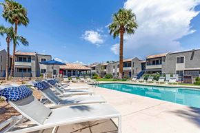 Tucson apartment for rent - Pool And Sundeck at Agave Apartments, Tucson, Arizona