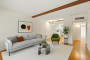 Tucson apartment for rent - Bright Living Area at San Xavier Casitas, Tucson, Arizona