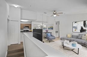 Fruitland Park apartment for rent - Upstairs - Living Room, Dining Room, and Kitchen