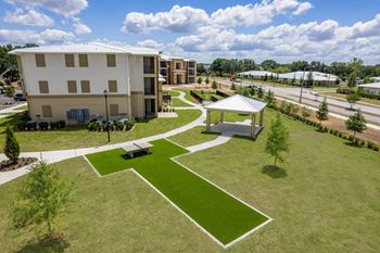 Cornhole area