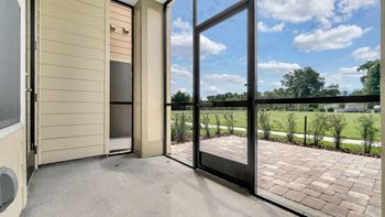 Screened patio