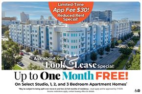 Orlando apartment for rent - Up to One Month Free on Select Studio, 1, 2 and 3 Bedroom Apartment Homes* Ask about our look and lease special!