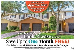 Kissimmee townhouse for rent - Save Up to One Month Free on Select 2 and 3 Bedroom Townhomes with Garage* Ask About our Look and Lease Special!