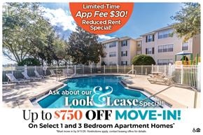 Eustis apartment for rent - Up to $750 Off Move-In Costs on Select 1 and 3 Bedroom Apartment Homes* Ask About our Look and Lease Special!
