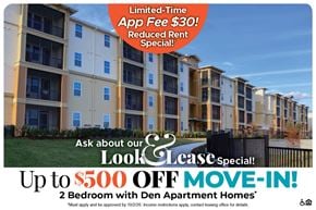 Lady Lake apartment for rent - Up to $500 Off Move-In Costs on Select 2 Bedroom with Den Apartment Homes* Ask About our Look and Lease Special!
