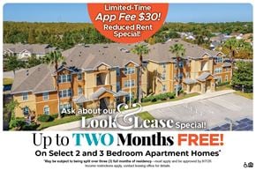 Orlando apartment for rent - Up to two months free on select 2 and 3 bedroom apartment homes.