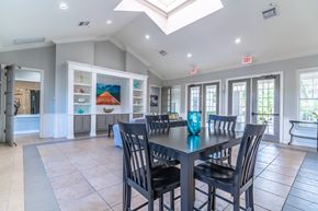 Sarasota apartment for rent - clubhouse area with couches and tv