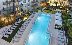 Tampa apartment for rent - Spacious Pool Deck with Private Cabanas and Outdoor Seating Areas