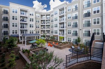 Two tier courtyard