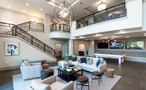 Raleigh apartment for rent - Sports Lounge with Billiards and Multi-Media Center
