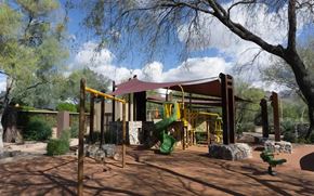 Scottsdale apartment for rent - Local Playground with Slides, Swings, and Shade Canopy