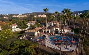 San Clemente apartment for rent - Seacrest Aerial Sparkling Pool with Cabana on Surrounding Sundeck