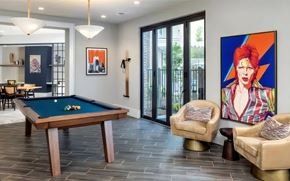 Atlanta apartment for rent - Broadstone Upper Westside Community Entertainment Game Room with Billiards