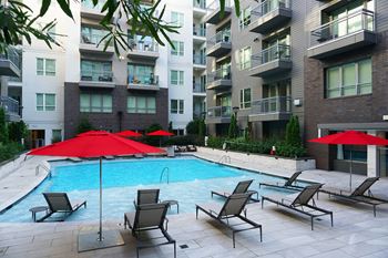 Tens on west swimming pool view