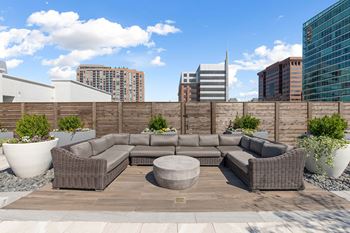 Bbq sitting area