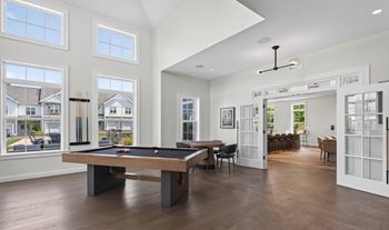 Clubhouse and game room for gatherings