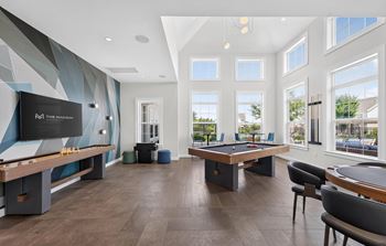 Clubhouse and game room for gatherings