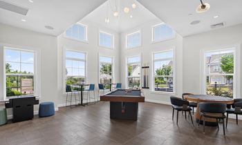 Clubhouse and game room for gatherings