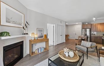 Gas fireplace in select homes*