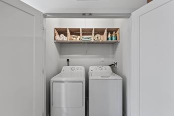 Full-size in-home washer and dryer
