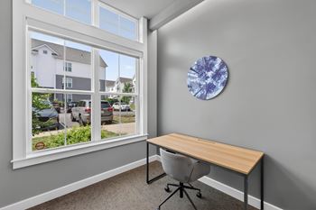 Reservable coworking spaces and conference room