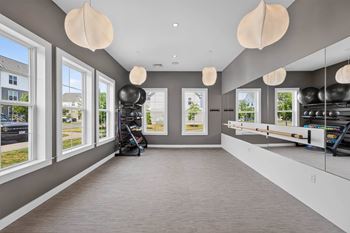 24-Hour fitness center and yoga studio