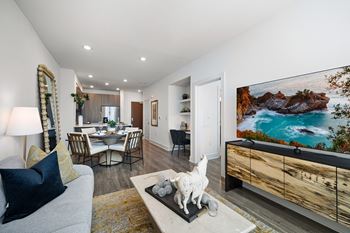 Bright, open one- and two-bedroom layouts