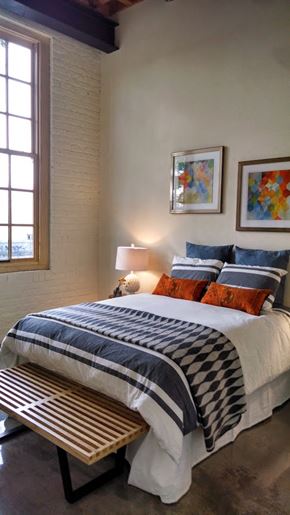 Oakland apartment for rent - Staged Bedroom