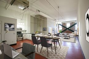 Oakland apartment for rent - Staged Unit Interior