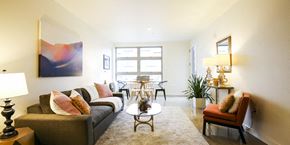 Emeryville apartment for rent - Staged livingroom