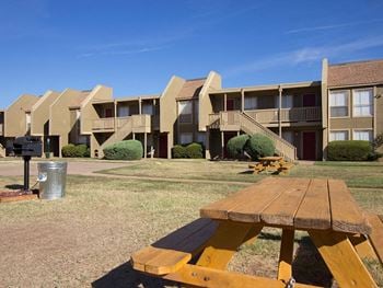 Picnic area with barbecue