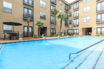 Sparkling swimming pool