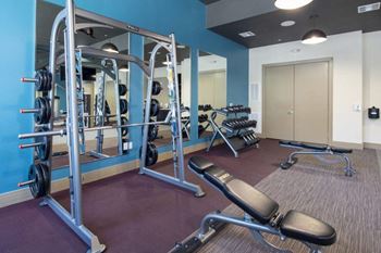 Modern fitness center