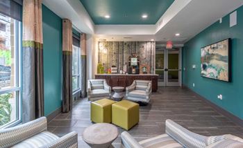 Well lit living area