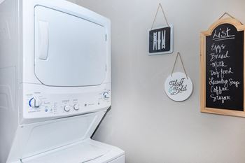 Machines in laundry room