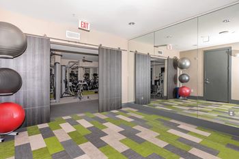 Spacious room in gym