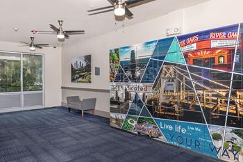 Spacious lobby