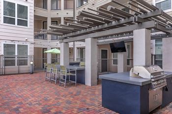 Patio with grill