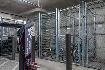 Bike storage area