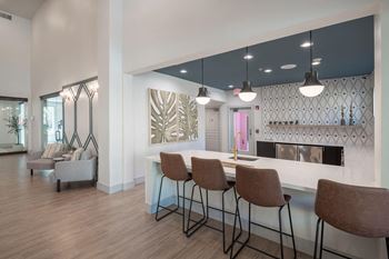Clubhouse with pool table and full kitchen