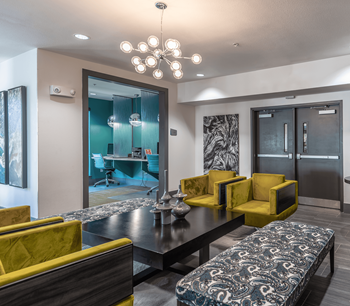 Modern lounge area