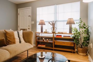 Branchburg apartment for rent - a living room with a couch and a table and a window